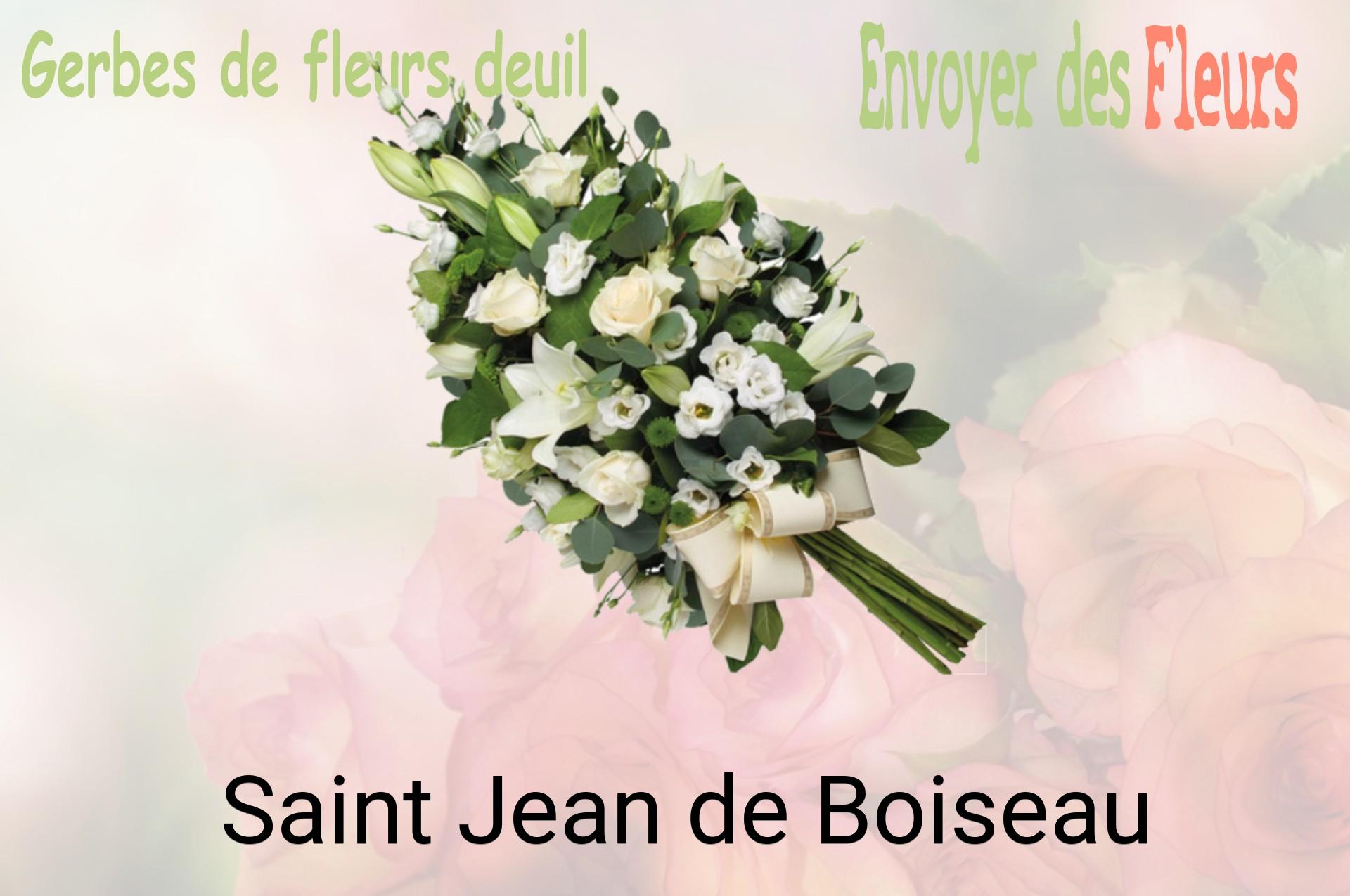 Gerbe de fleurs de deuil livrée à Saint-Jean-de-Boiseau